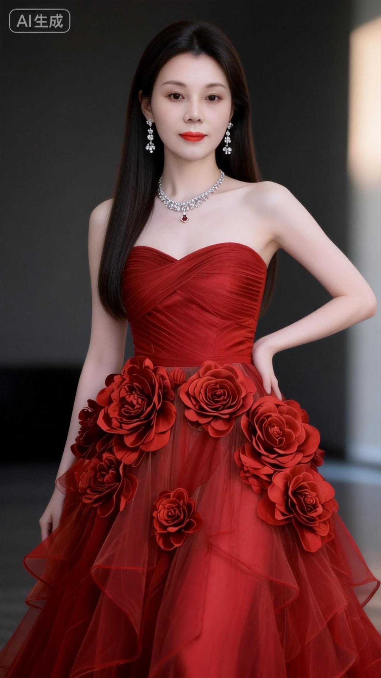 礼服推荐 上热门 抖音推广 好身材好气质