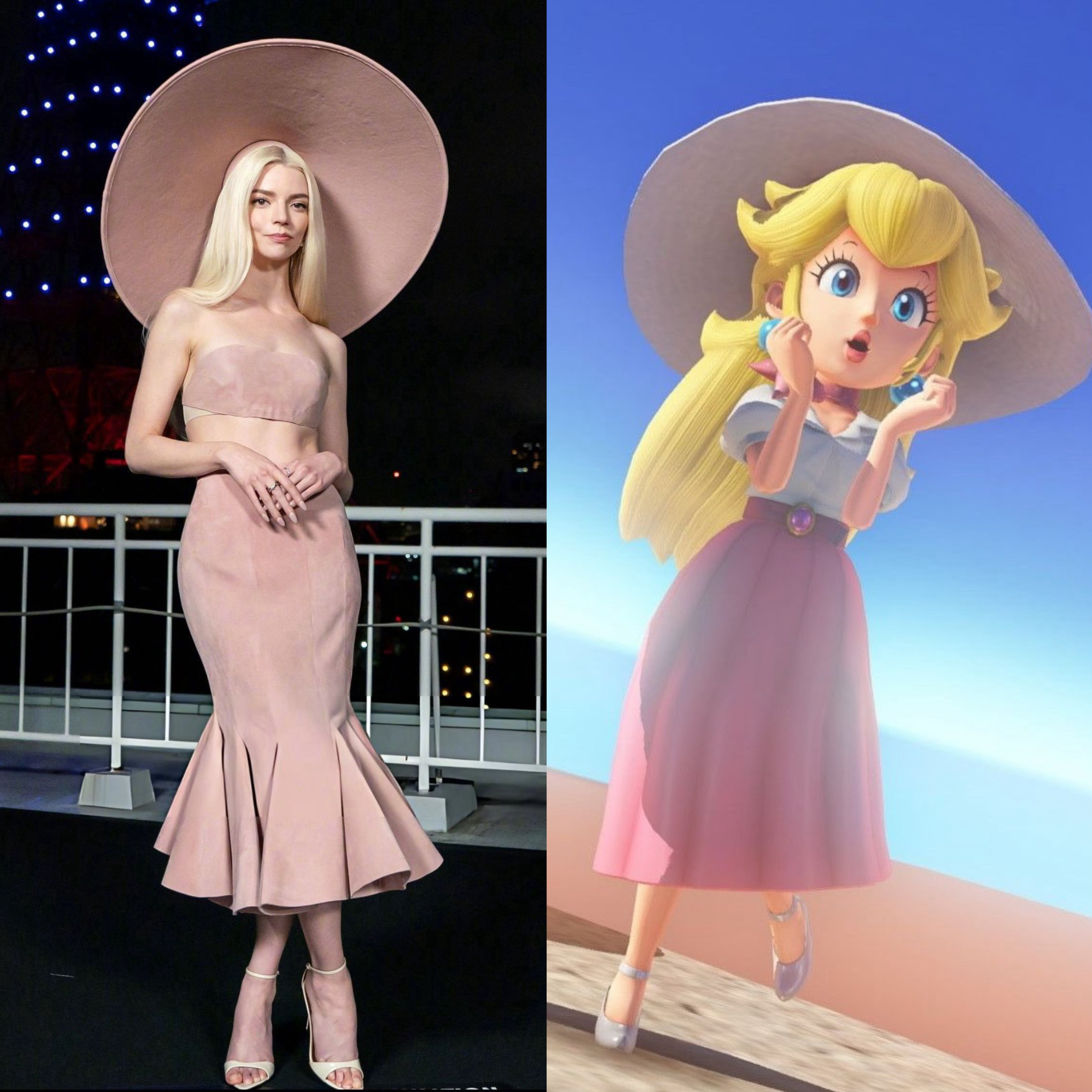 安雅·泰勒-乔伊宣传《超级马力欧银河大电影》