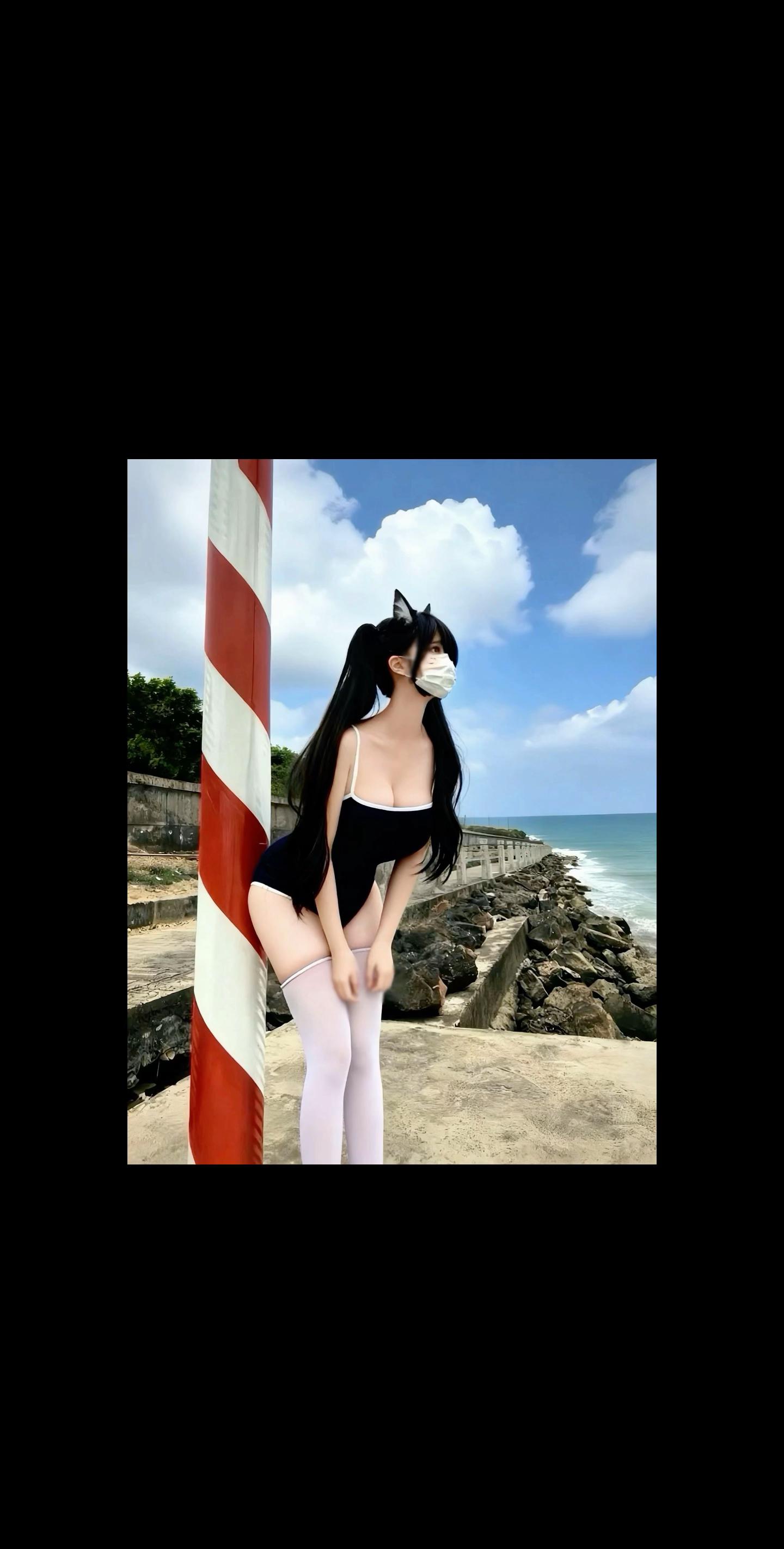 海边穿搭无不良引导