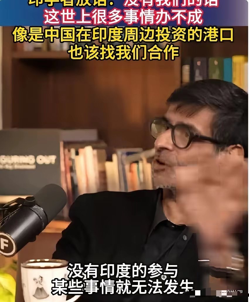 印学者放话：没有我们的话这世上很多事情办不成，像是中国在印度周边投资的港口，也该