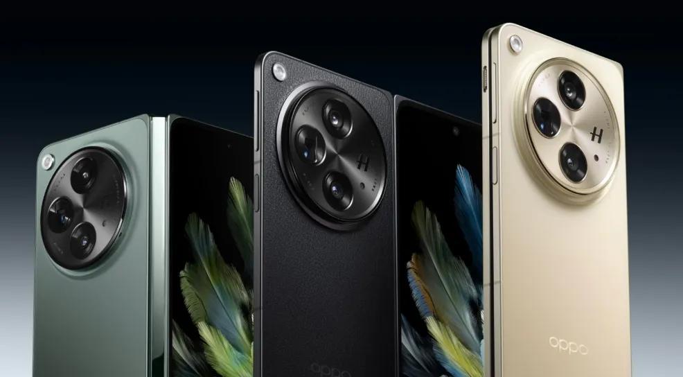 #OPPO Find N3发布会#
三个颜色，黑色是素皮，另外两个是玻璃
我个人