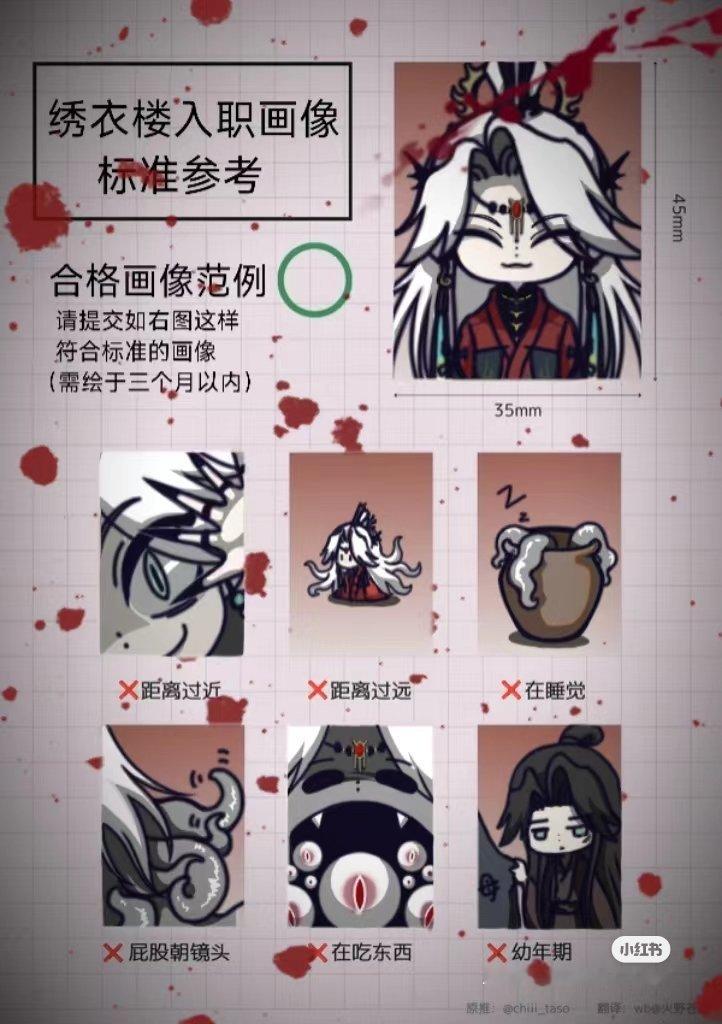 #代号鸢[超话]#【搬运】超级好吃的张修证件照请你们吃章鱼刺身[给你小心心]画手