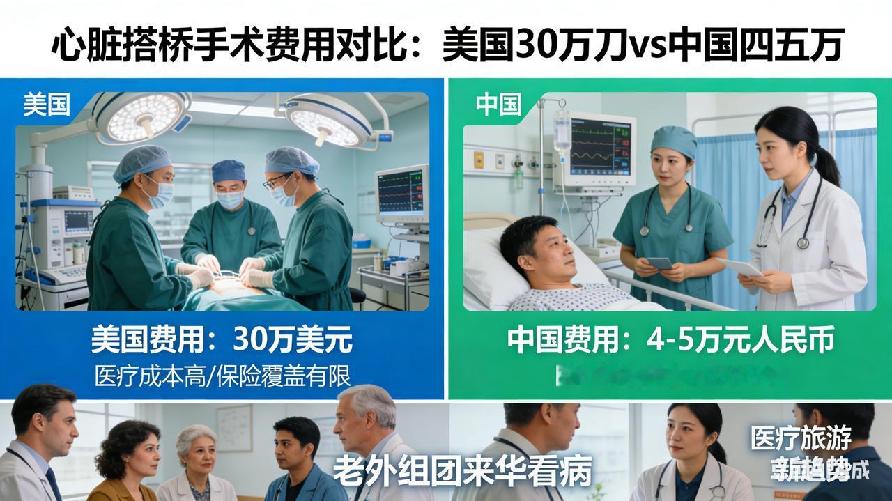 心脏搭桥手术美国 30 万刀，中国仅需四五万！老外组团来华看病
【深度解析】跨越