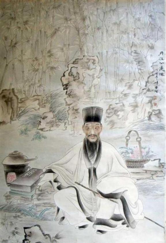 一日，元代名医朱丹溪和侄儿出诊回来，见一姑娘在塘边洗衣裳。朱丹溪突然说：“快，抱