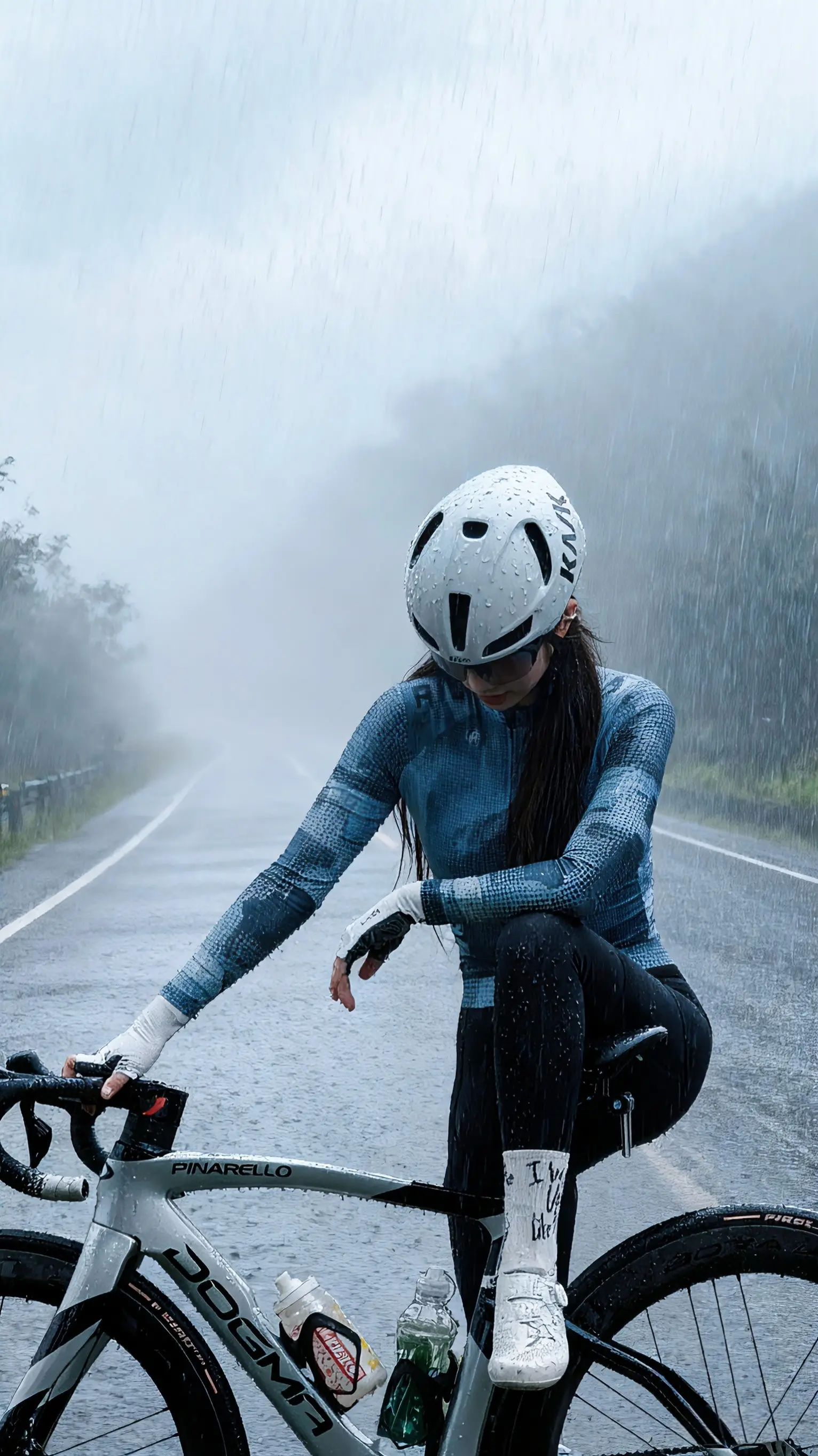 有人困在雨里 有人雨中赏雨。