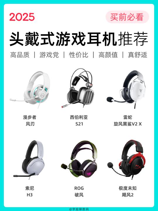 百元头戴式游戏电竞耳机怎么选？一篇看懂！