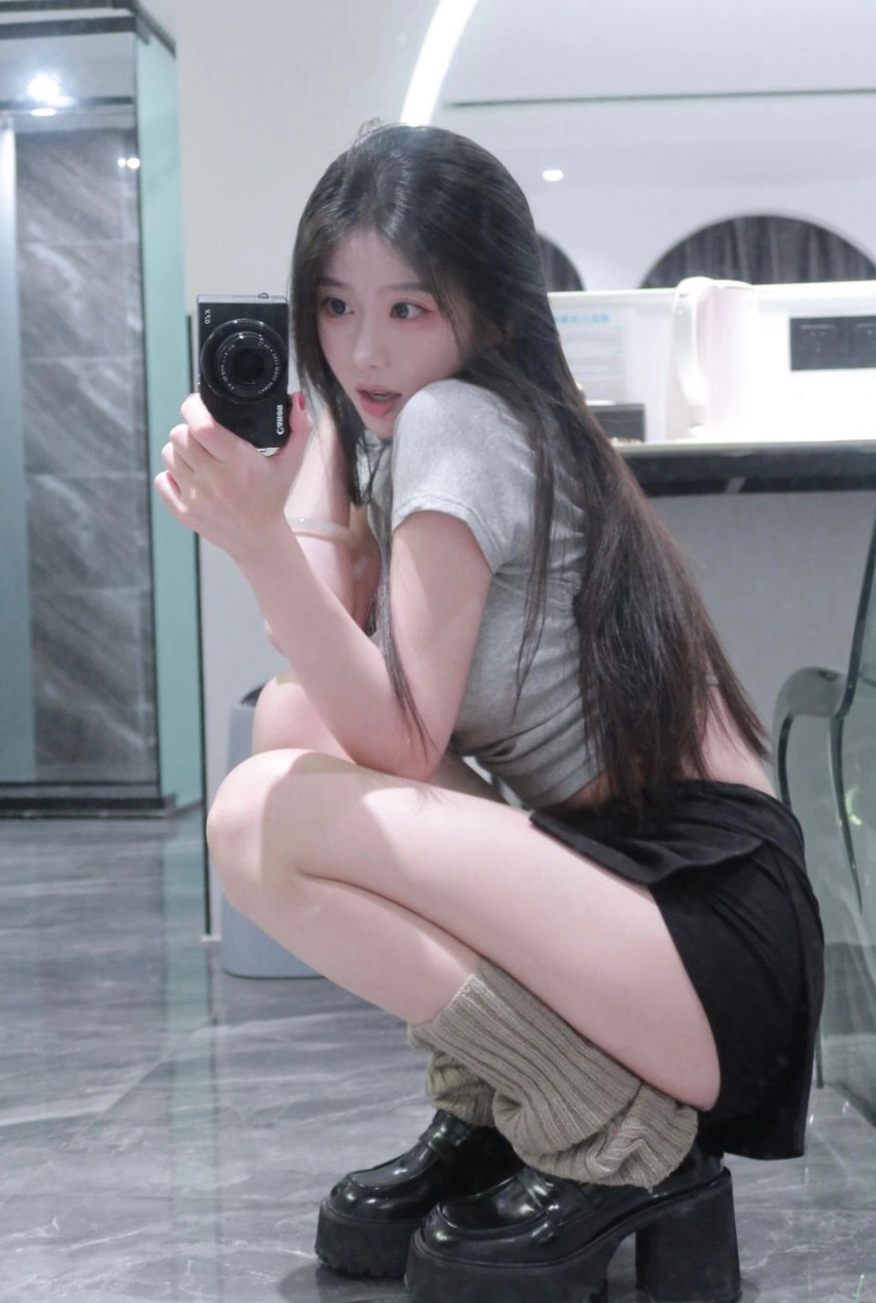 最近很喜欢用佳能gx3拍照～