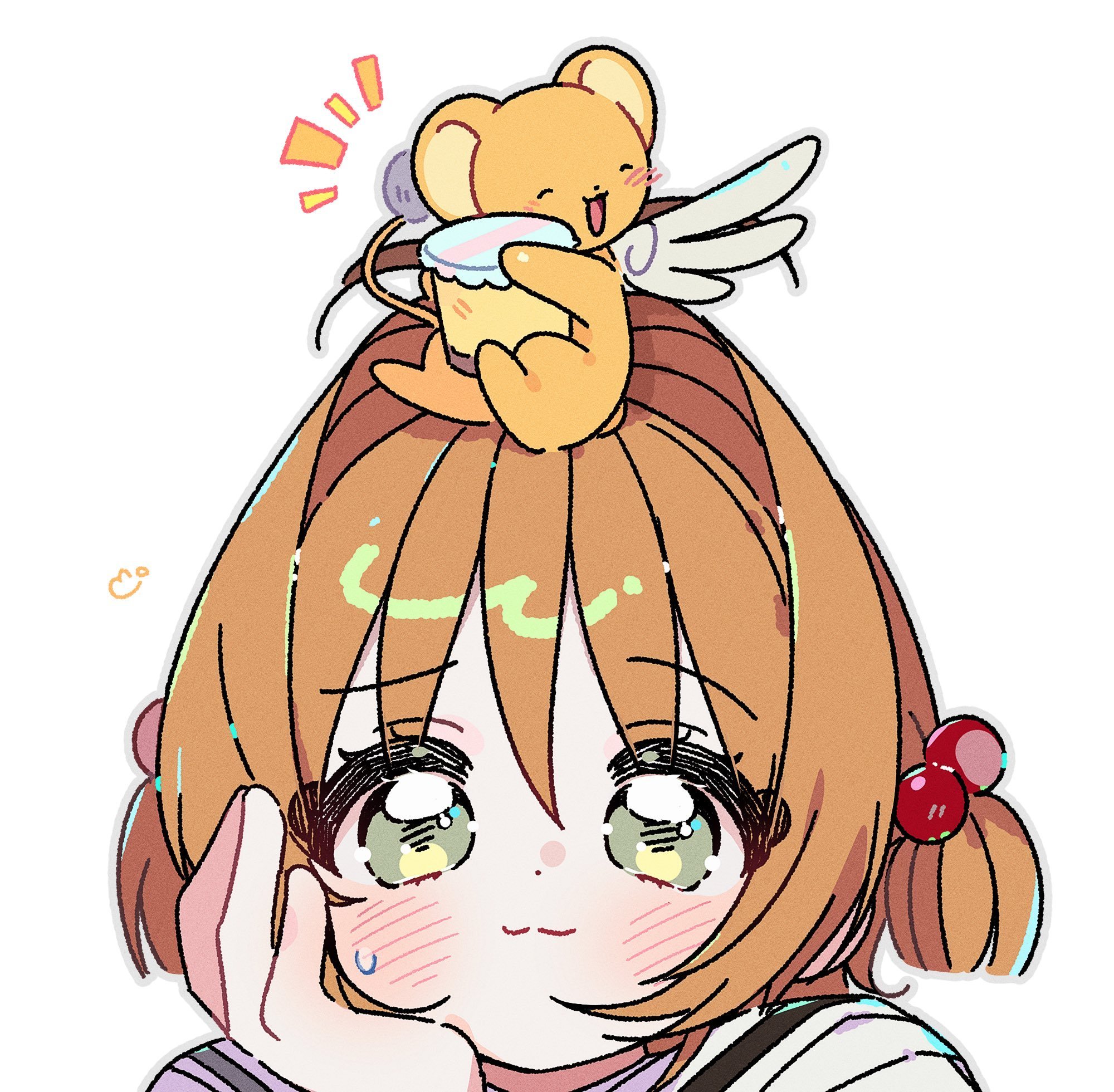 魔卡少女樱动漫仲夏狂欢季 木之本樱真的是个好可爱的宝宝.绘：Yalmyu_22 