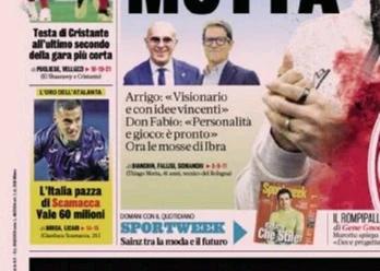 🇮🇹
【米兰体育报】
意大利为斯卡马卡疯狂
他现在价值6000万$