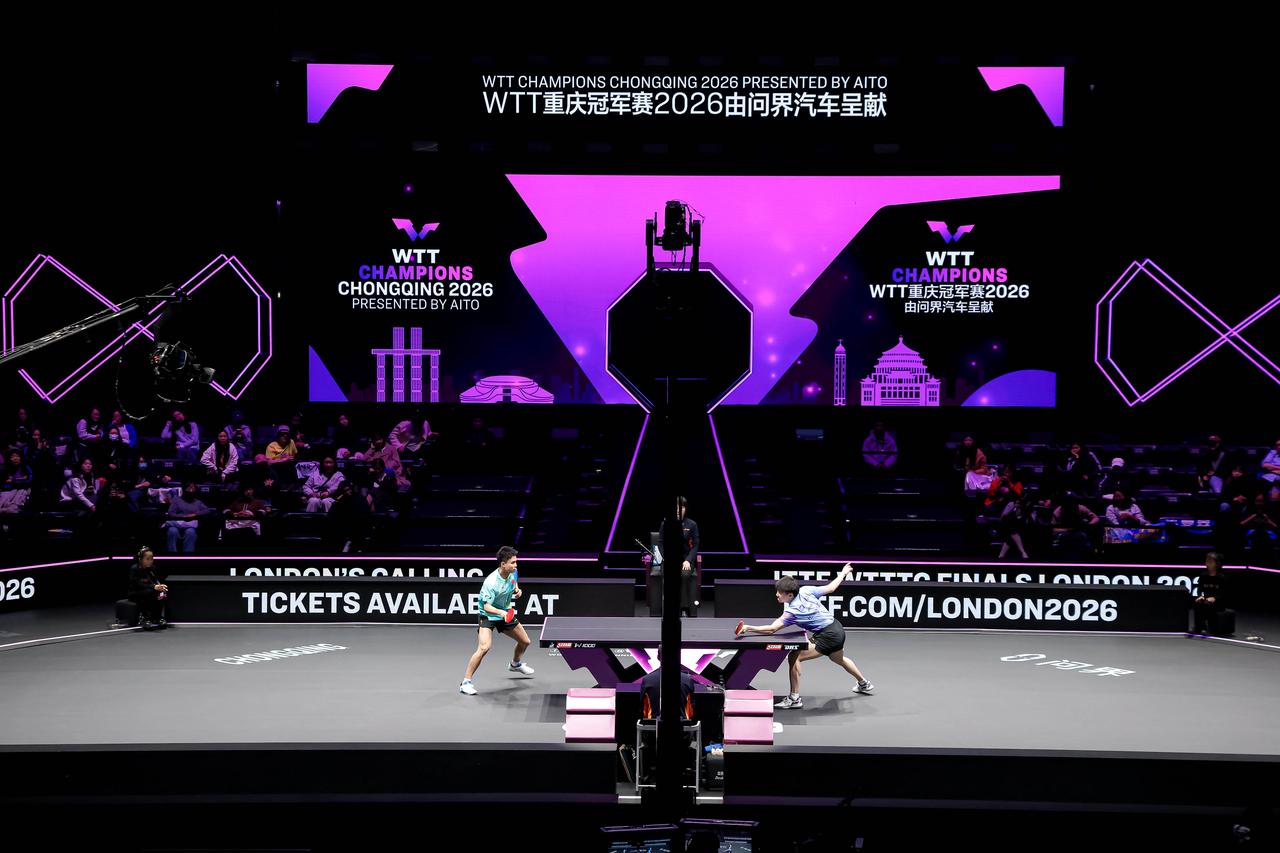 继春晚后的联动又来了，论跨界，看问界！2026 WTT重庆冠军赛正式开战！问界再