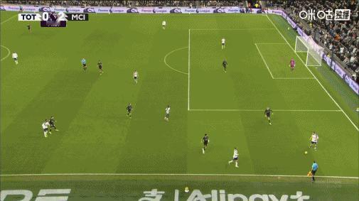 比赛第43分钟，德拉古辛后场送礼，B席助攻赛梅尼奥破门，热刺主场0-2落后 