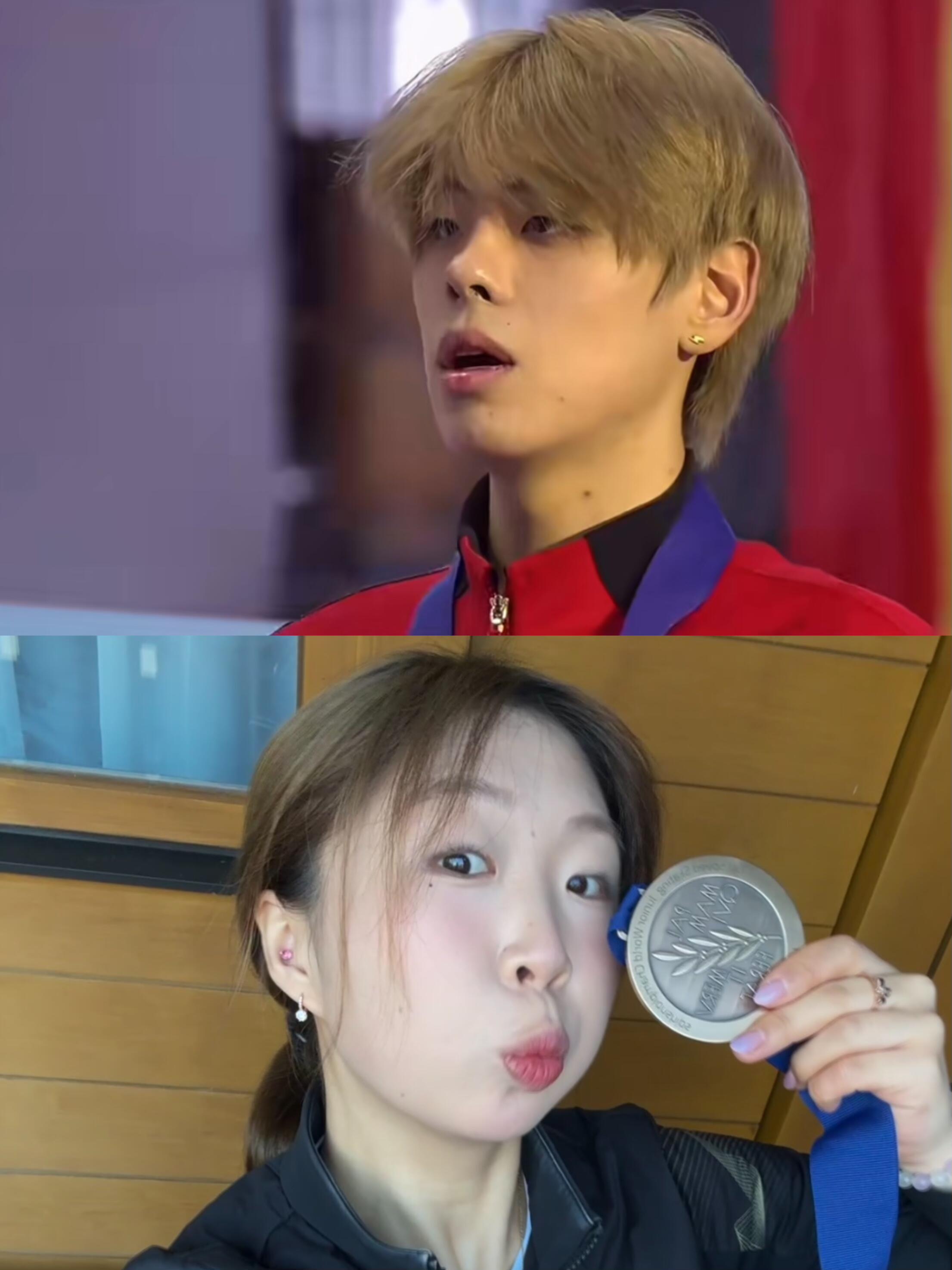 速滑世青赛中国队2金2银2铜 速滑世青赛中国队拿下2金2银2铜，年轻选手表现亮眼