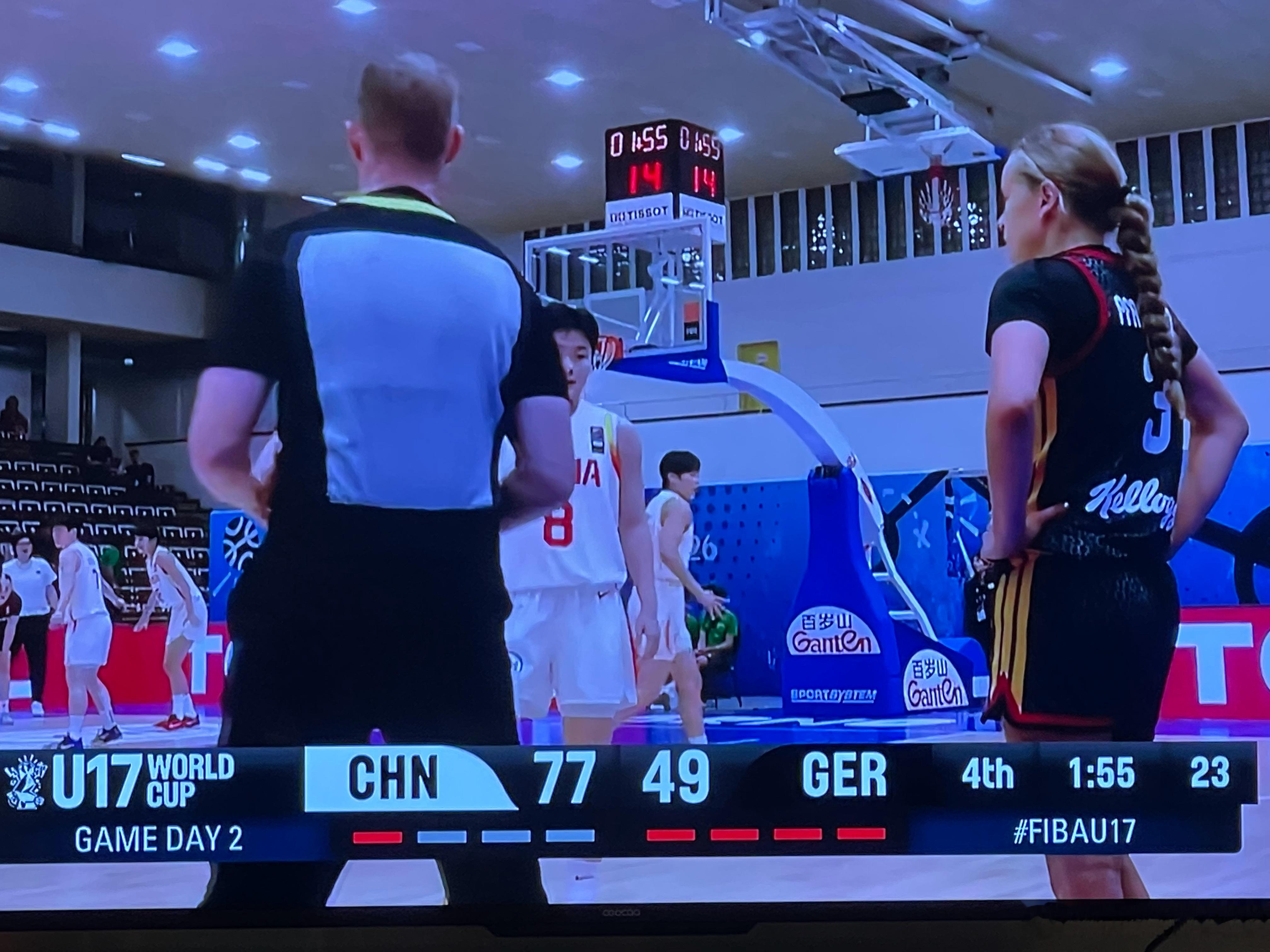 U17女篮世界杯中国小姑娘们又下一城，拿下德国取得小组赛两连胜！几位主力幸苦了，