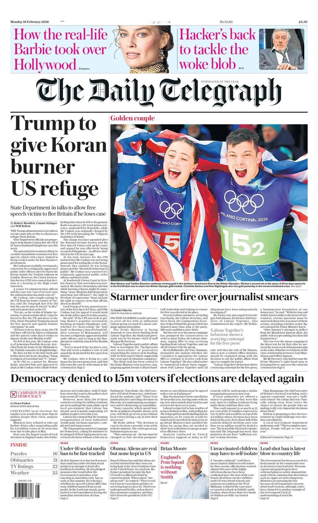 据《每日电讯报》报道，一名在伦敦土耳其大使馆外纵火焚烧《古兰经》的人，如果败诉一