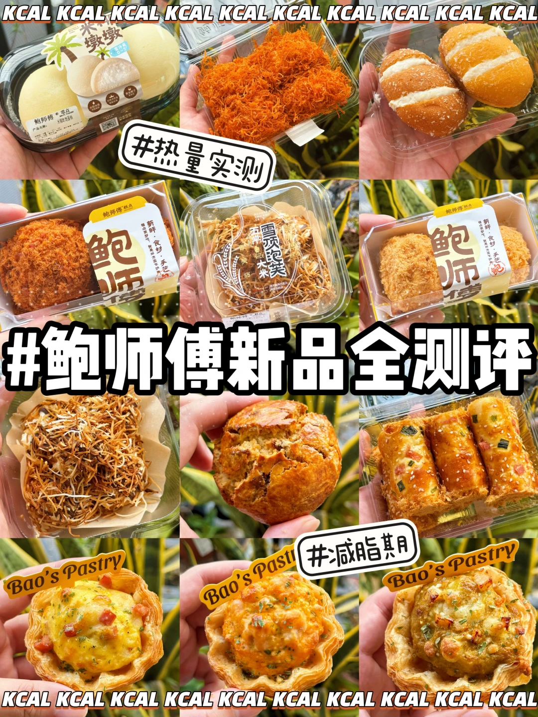 鲍师傅热量测评‼️芋泥红茶小贝🌕86款全拆解