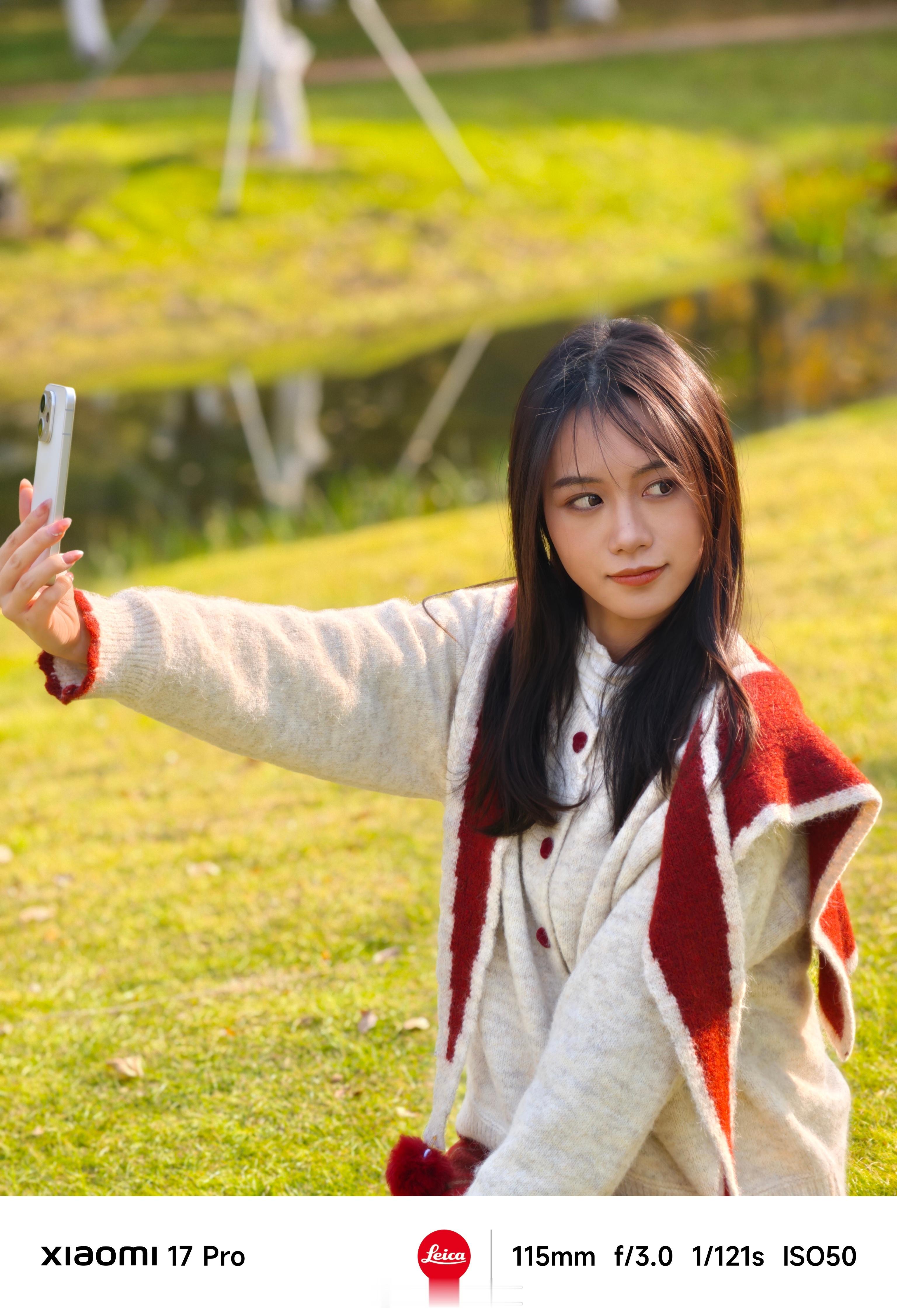 感觉小米17系列人像后面优化的不错拍出来没有很黄很黑了 美颜很自然满分五分 大家