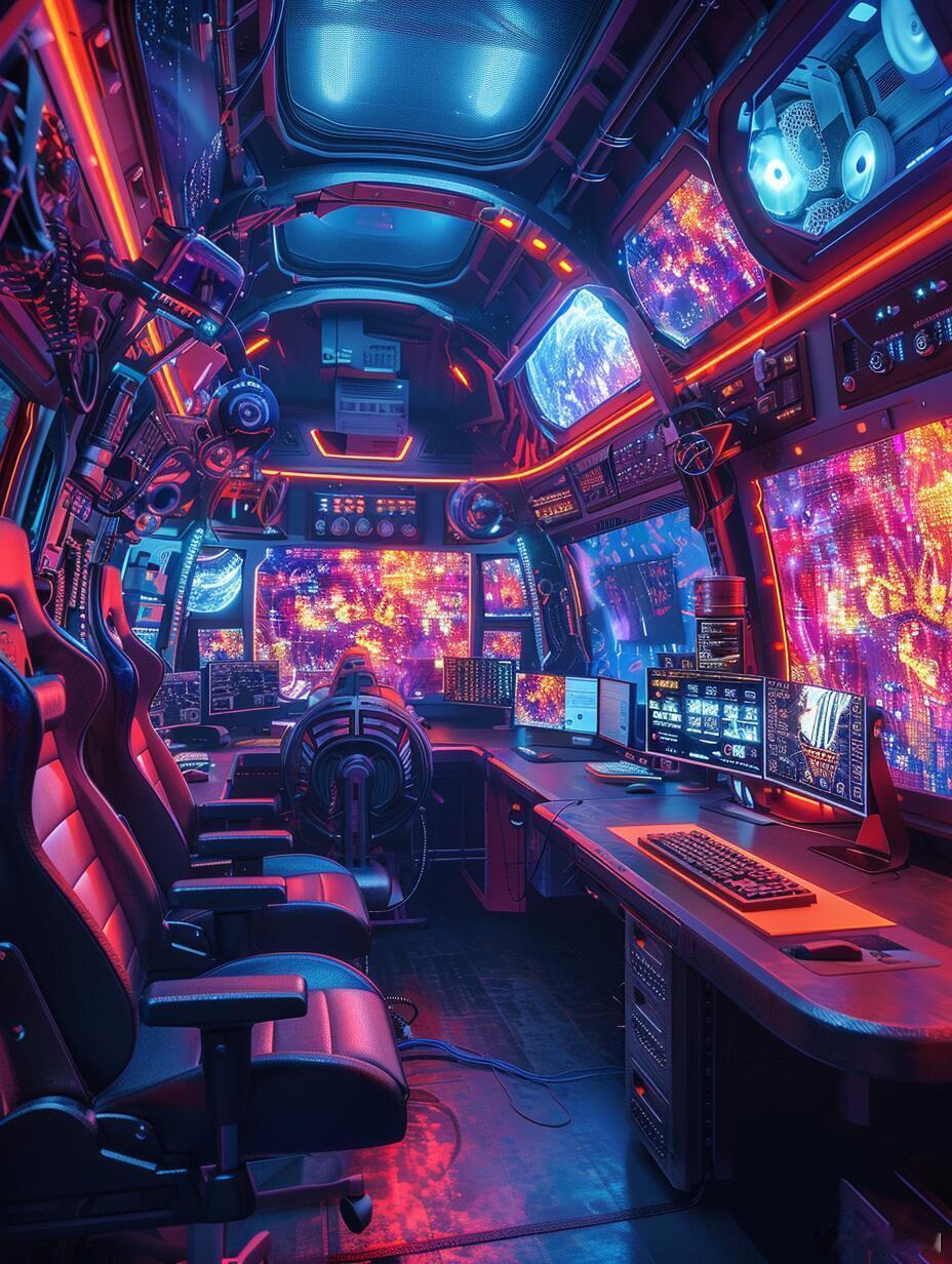 情人节礼物竟然是电竞车房看到这辆改装好的电竞房车，里面电竞椅、机械键盘、高刷新率