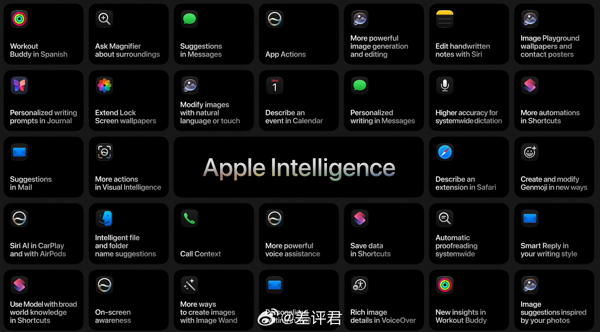#差评说数码# 简单帮大家总结下新 Apple Intelligence 加持下