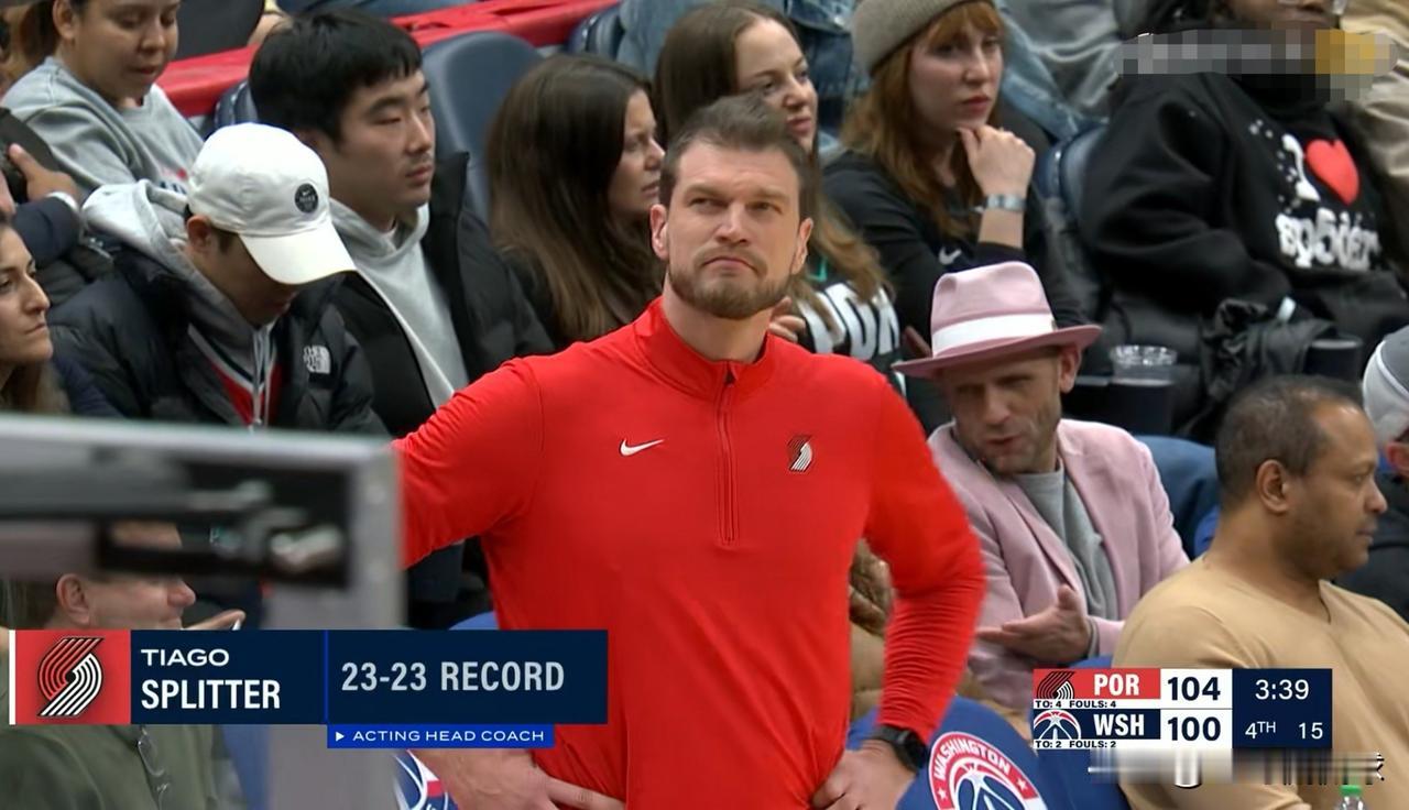 开拓者主帅斯普利特真是不懂知人善任！在今天开拓者客场以111：115不敌奇才的比