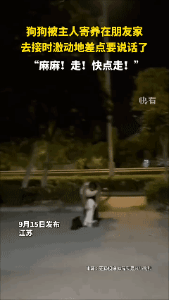 狗狗被主人寄养在朋友家，去接时激动地差点要说话了…