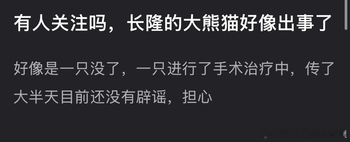 长隆的大熊猫家和、婷仔怎么了？有网友说中毒了😭 
