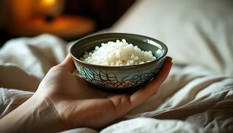 晚上睡不着真的太痛苦啦，给大家推荐几个睡前安神的食物。
南瓜番茄蔬菜汤就很不错，