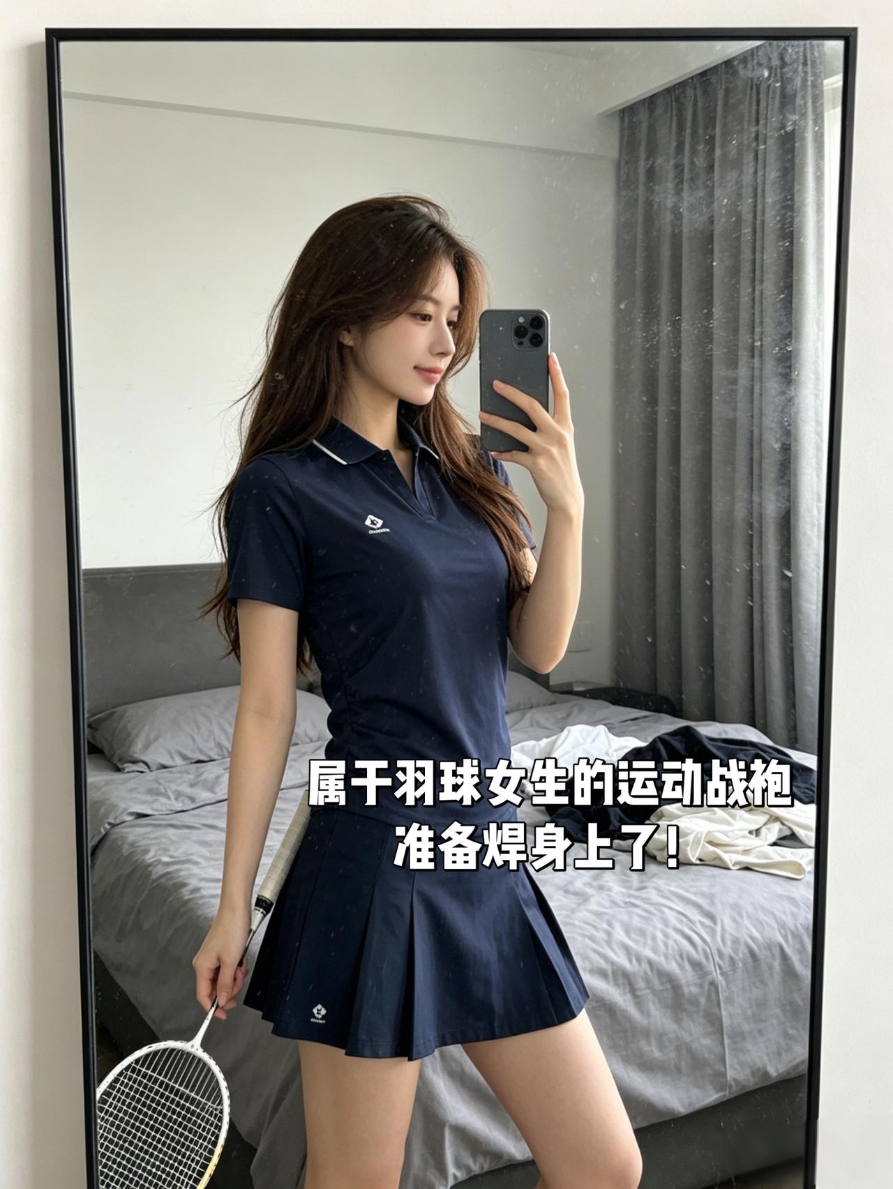 属于羽球女生的运动战袍
准备焊身上了！