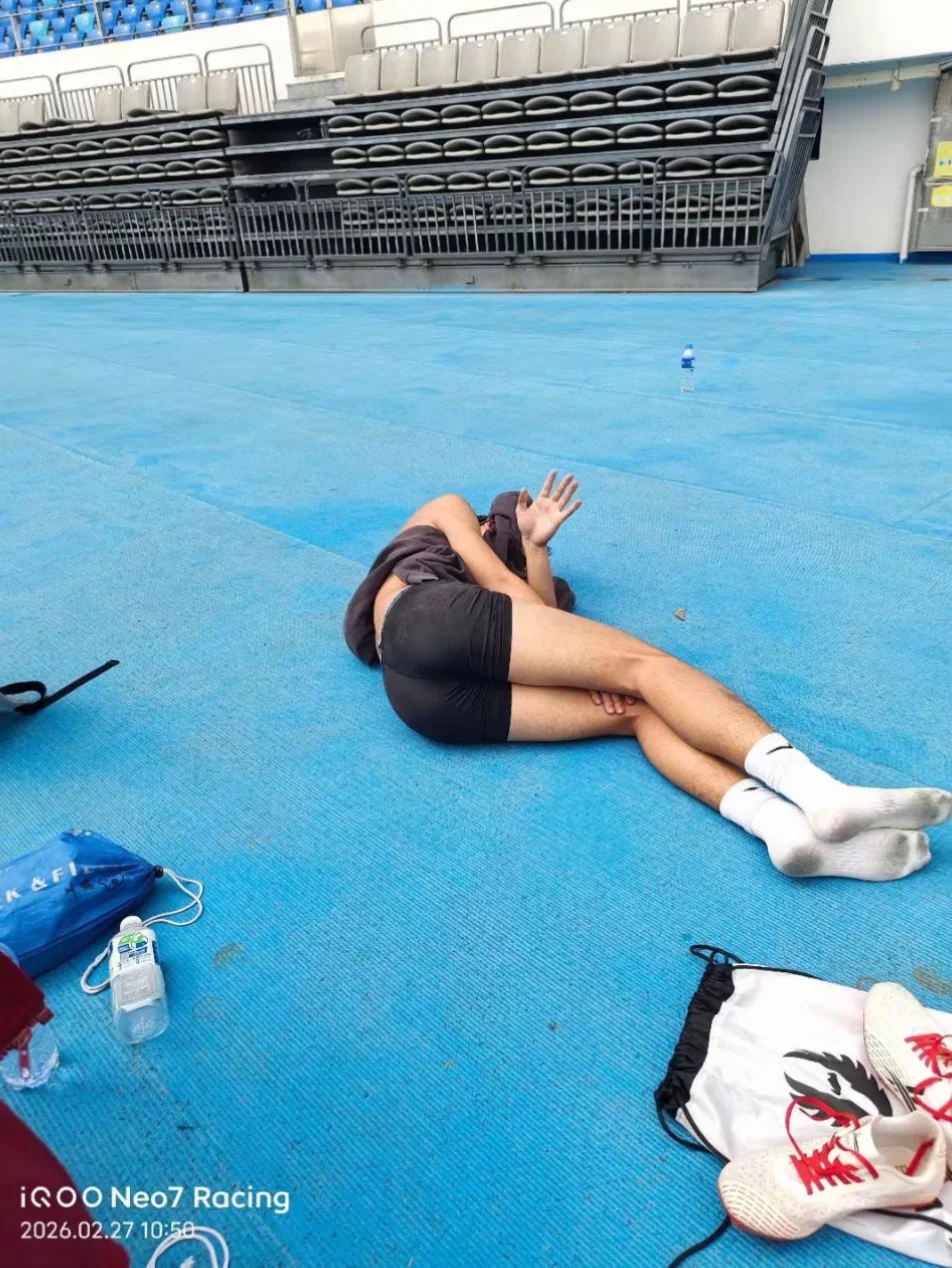 累的快晕过去了