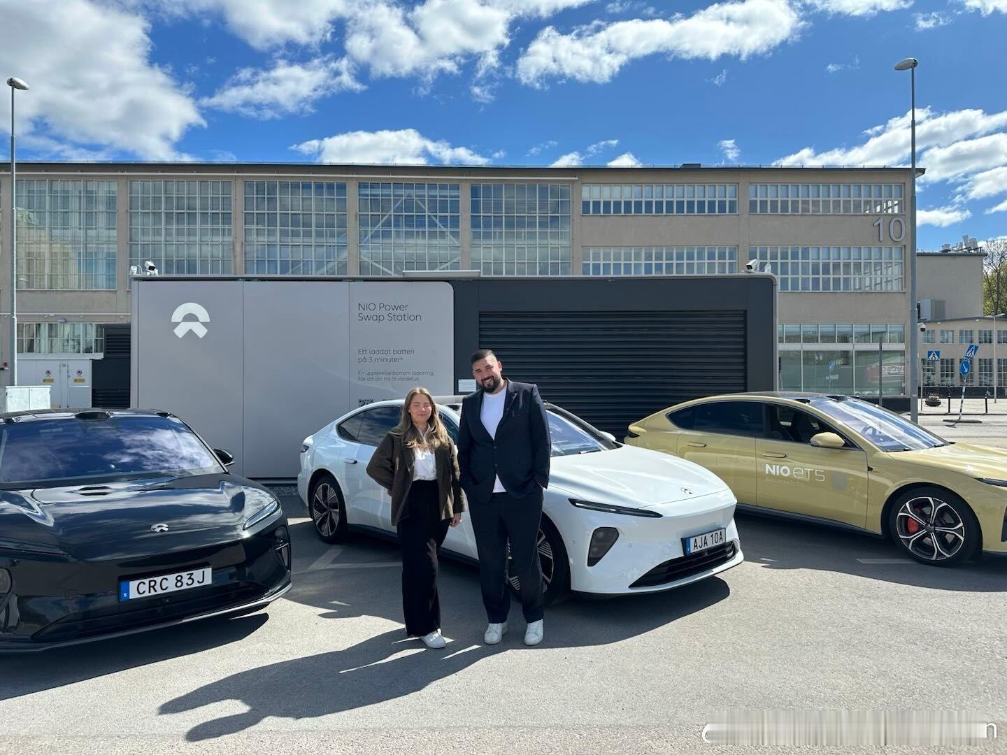 蔚来欧洲 蔚来瑞典 Täby 的蔚来空间（NIO Space）为他们的新进员工提