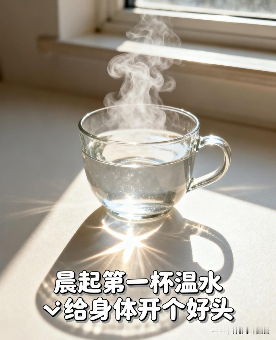晨起建议喝35-40℃温水，温和唤醒肠胃、补水不伤胃，凉水易刺激肠胃。早晨喝一杯