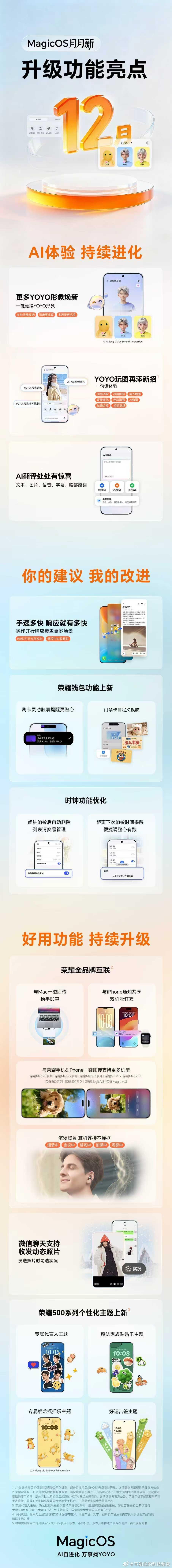 荣耀MagicOS 在12月份再次迎来更新，坚守一年的时间，每月的更新确实在不断