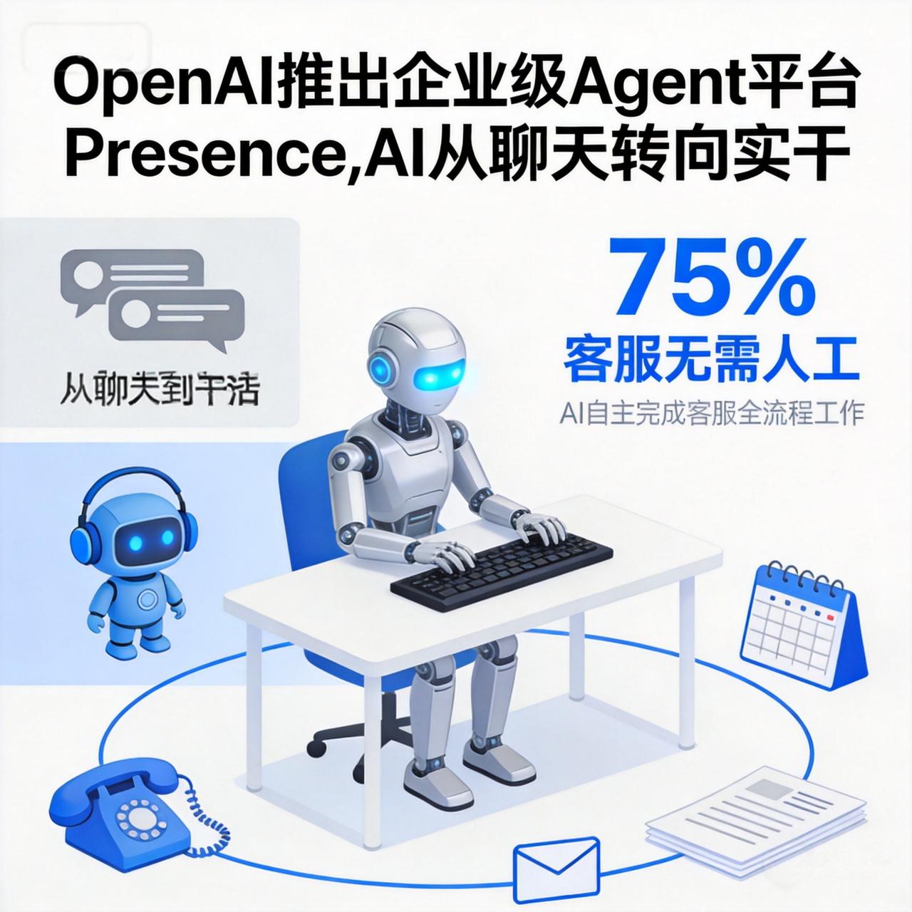 AI从"聊天"变成"替你干活"！OpenAI推出企业Agent平台Presenc