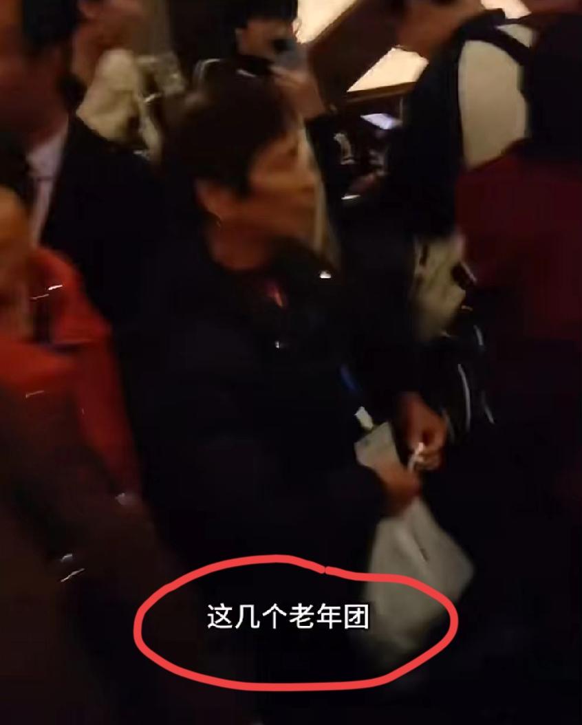 4月29日，宁波方特东方欲晓。10几个老人组团插队，研学的孩子们向管理人员报告后