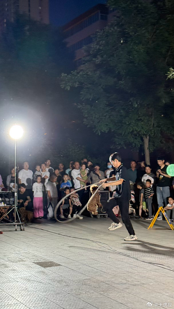 与狗狗跳绳 