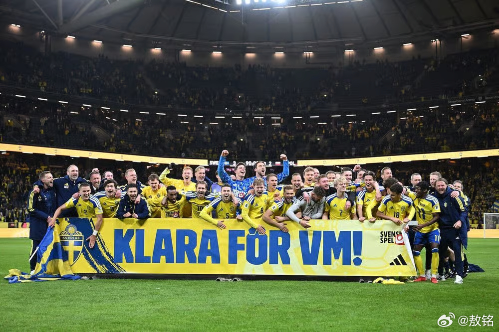 瑞典3比2波兰 伊萨克因伤缺席了这次世预赛附加赛半决赛和决赛。但是，当瑞典人回首
