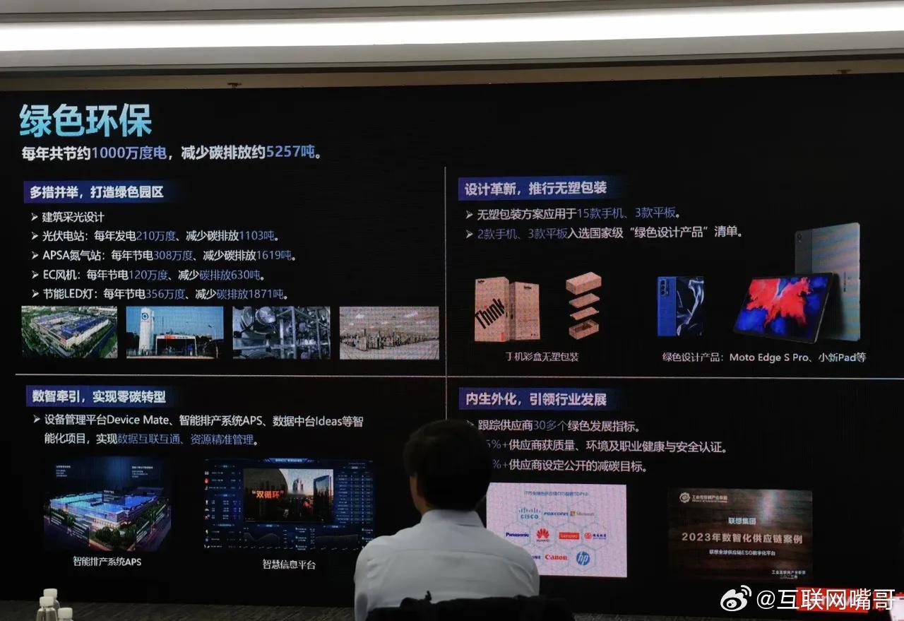联想今天特别提到了只有中国市场上的手机包装还在广泛的使用塑料……例如国内销售的手