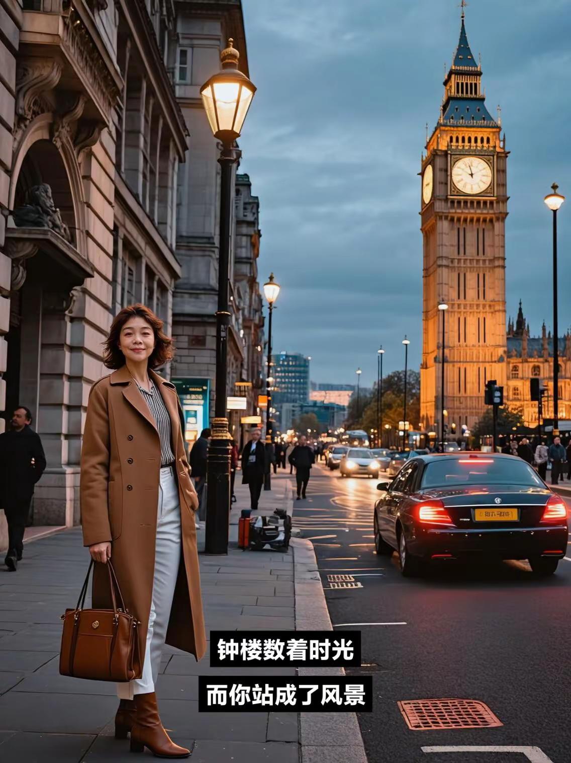 钟楼。AI创作形象