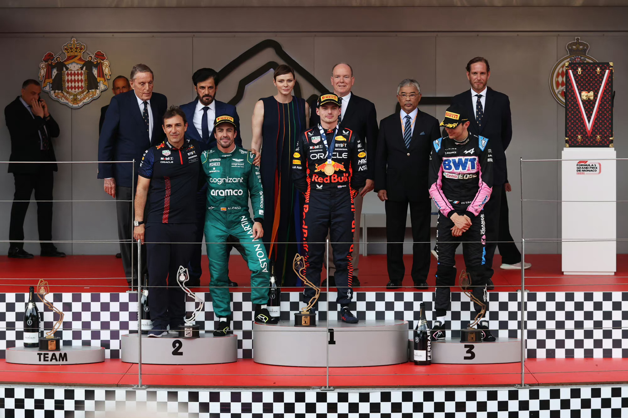 阿隆索的脚~奥康的眼神~都是为了它🏆#2023F1摩纳哥大奖赛##F1##Ca