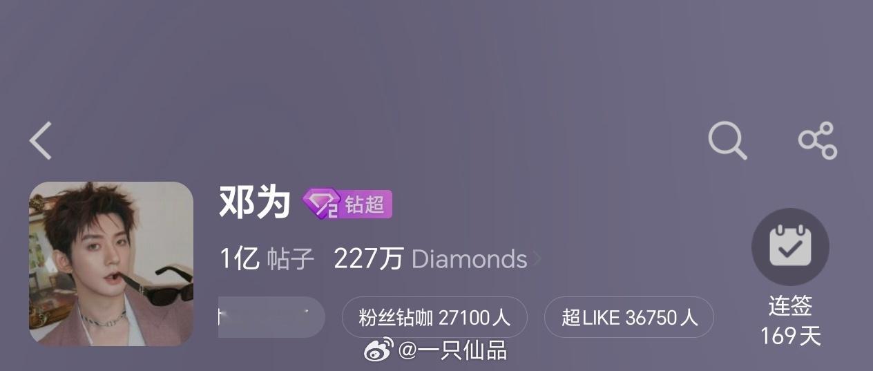 邓为超话昨日超like3.6万+邓为低调谦虚真诚宠粉，邓为粉丝人美心善豪气十足 