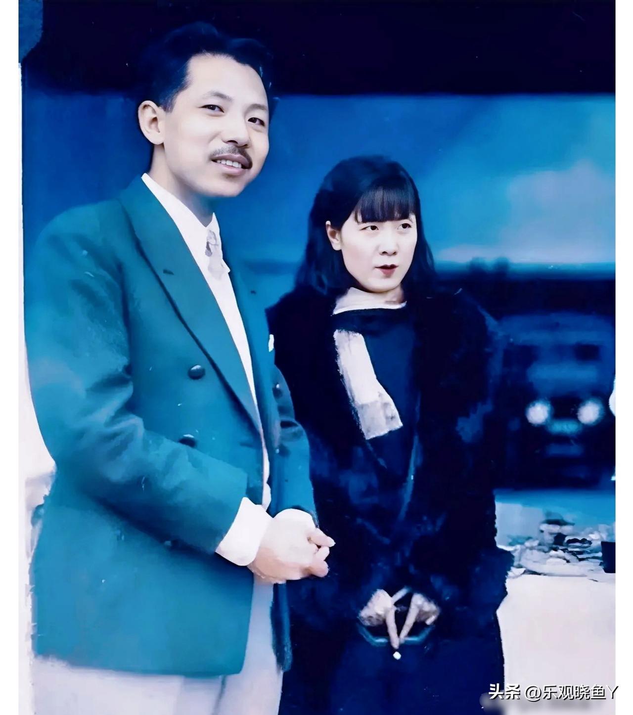 一九三零年，在北平的张学良和夫人于凤至。这绝非电视里的演员所扮演，而是真实的张学