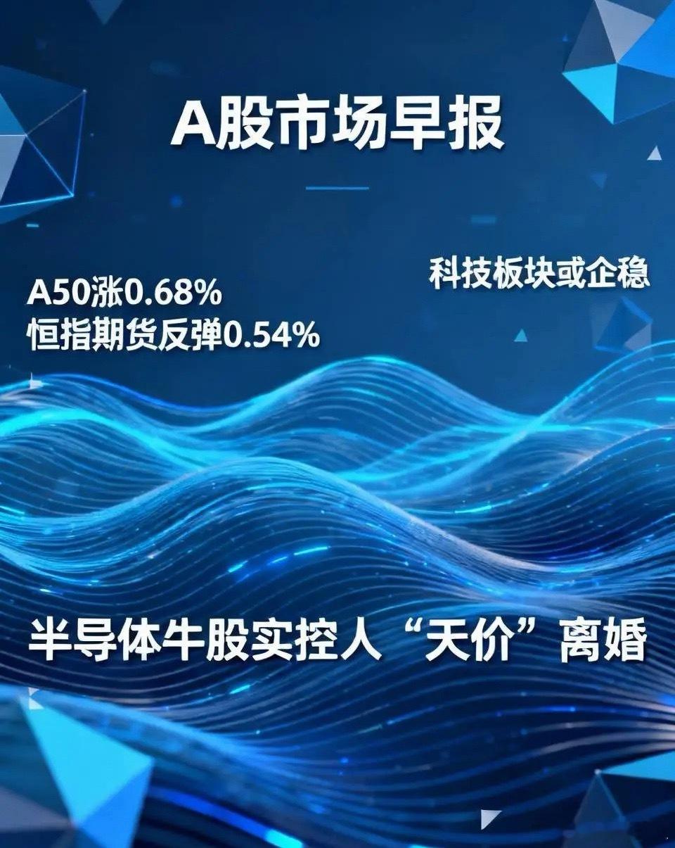 重磅利好消息：昨晚A50大涨0.68%，恒指期货反弹0.54%，A股周一高开没有