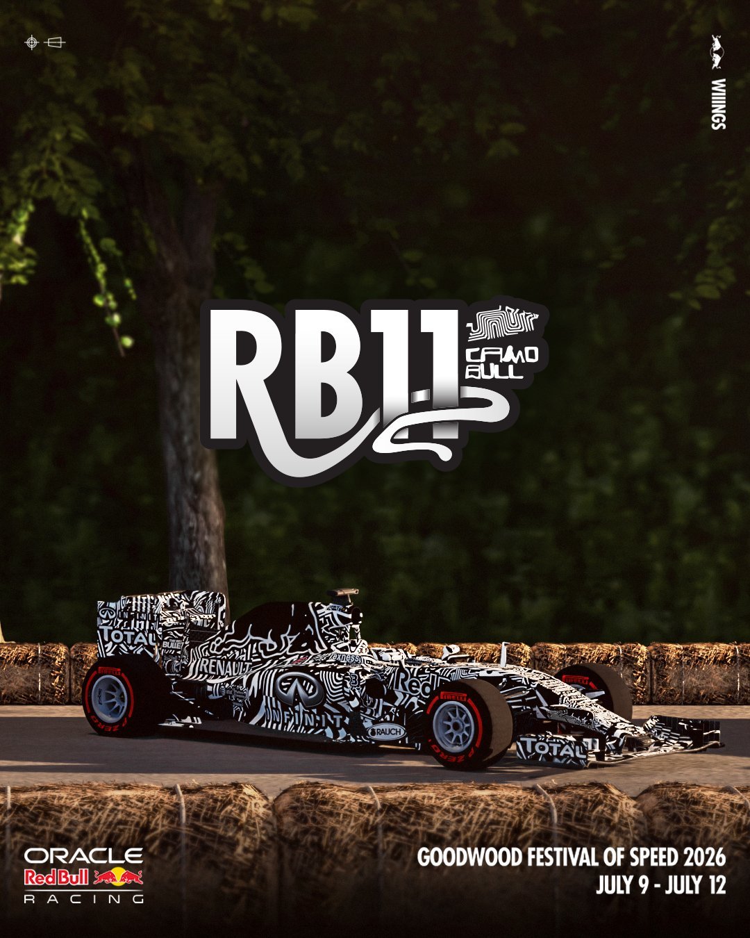 红牛车队公布了本周参加古德伍德速度节的F1赛车👀~RB21赛车、RB19赛车、