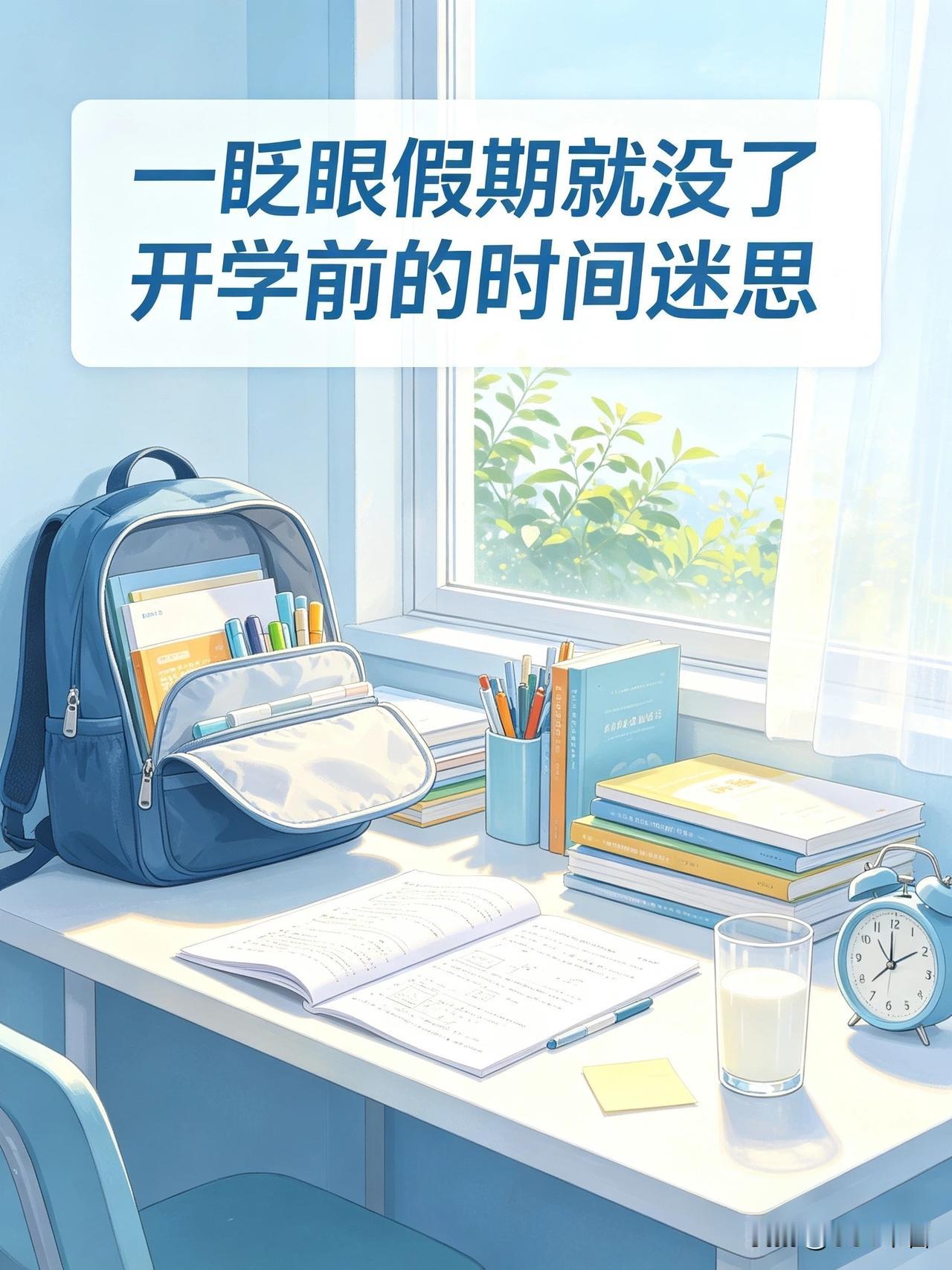 一眨眼假期就结束！学生党的“假期迷思”太真实了

最近全网爆火的一句话：早知道不