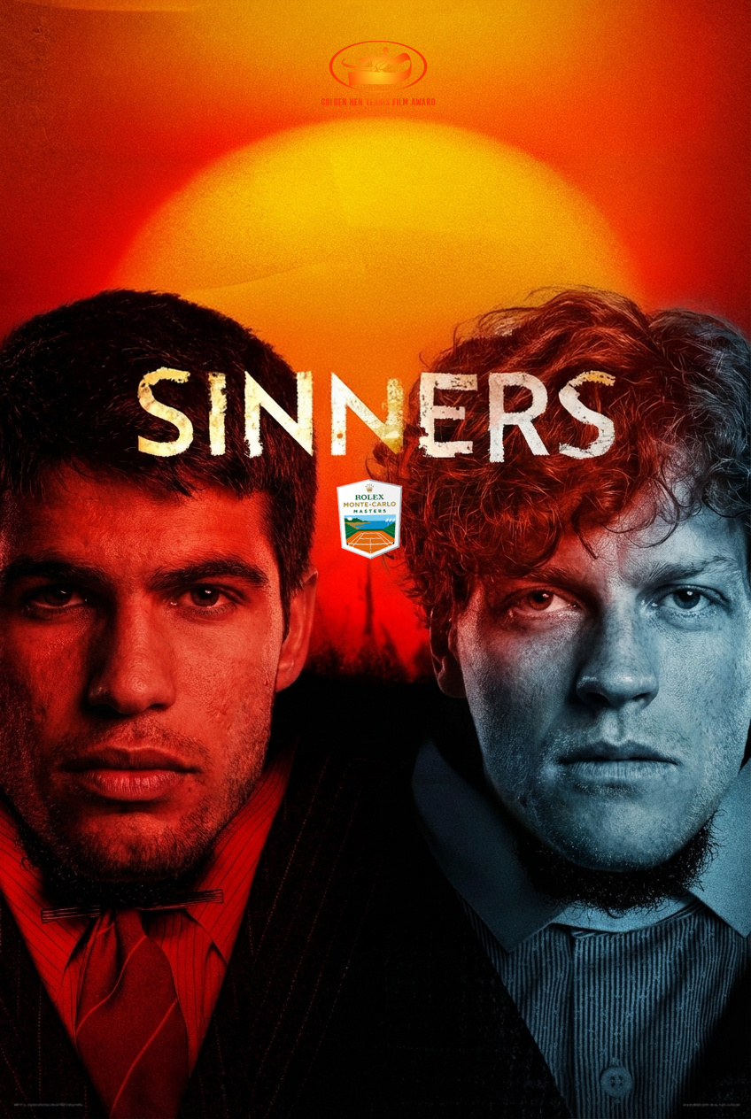 蒙特卡洛大师赛决赛，在一场双方发挥都难言上佳的比赛中，辛纳7-6(5)/6-3击