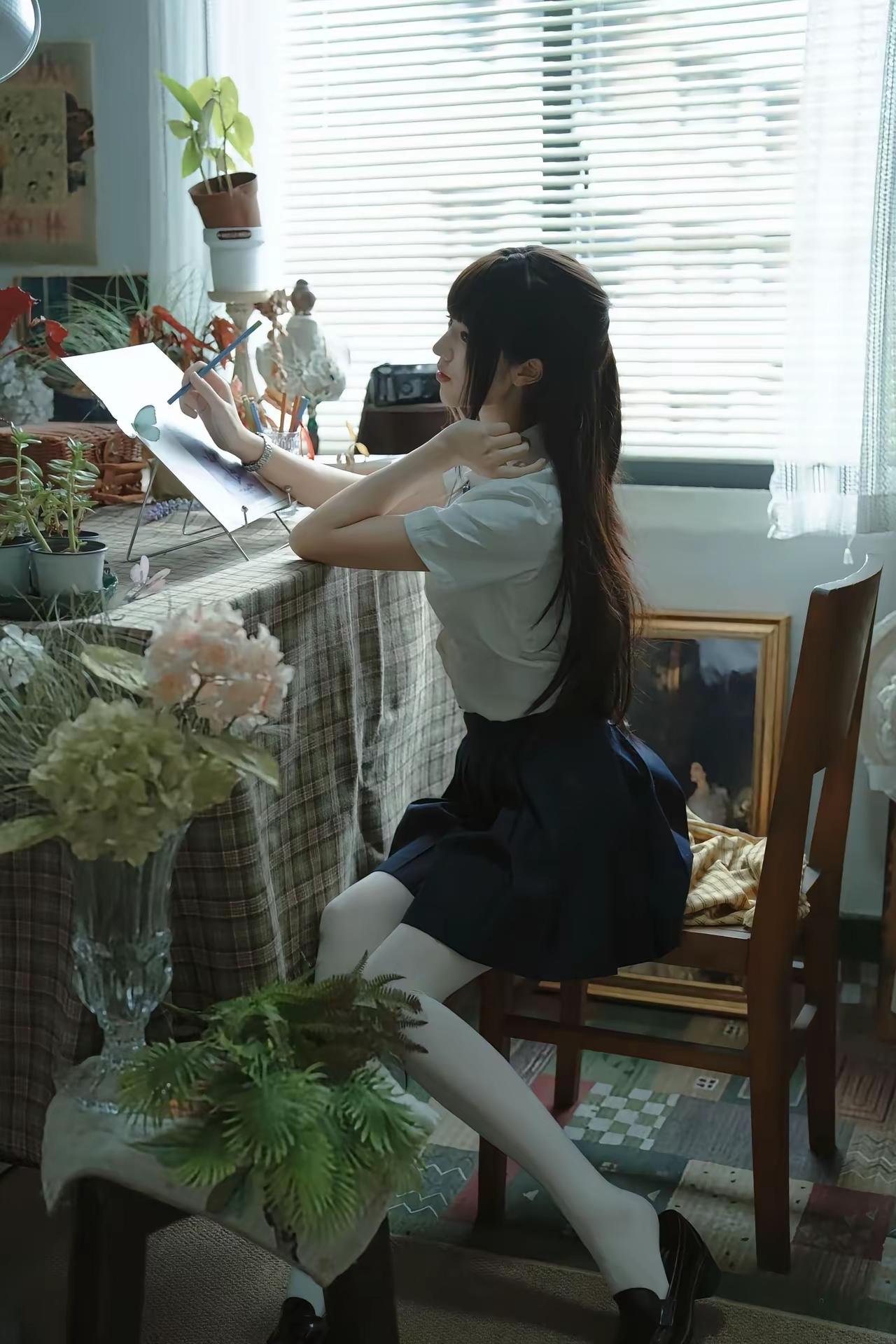 青春岁月，静待花开。白丝[话题]