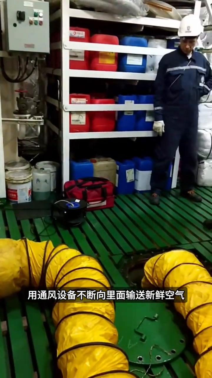 船舶舱室体检。
这就是为什么说压载舱检查是很多水手最不愿意干的工作之一，因为整个