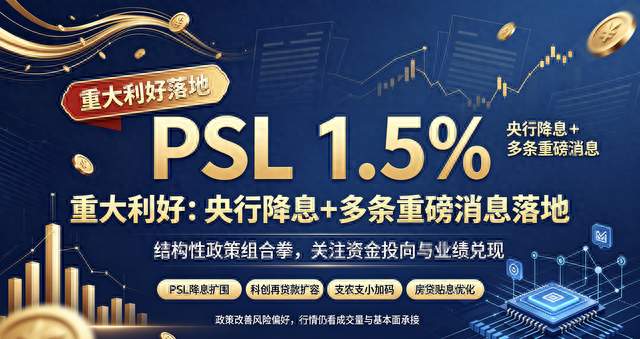 四箭齐发！央行定向降息落地，六张网、硬科技迎来资金红利