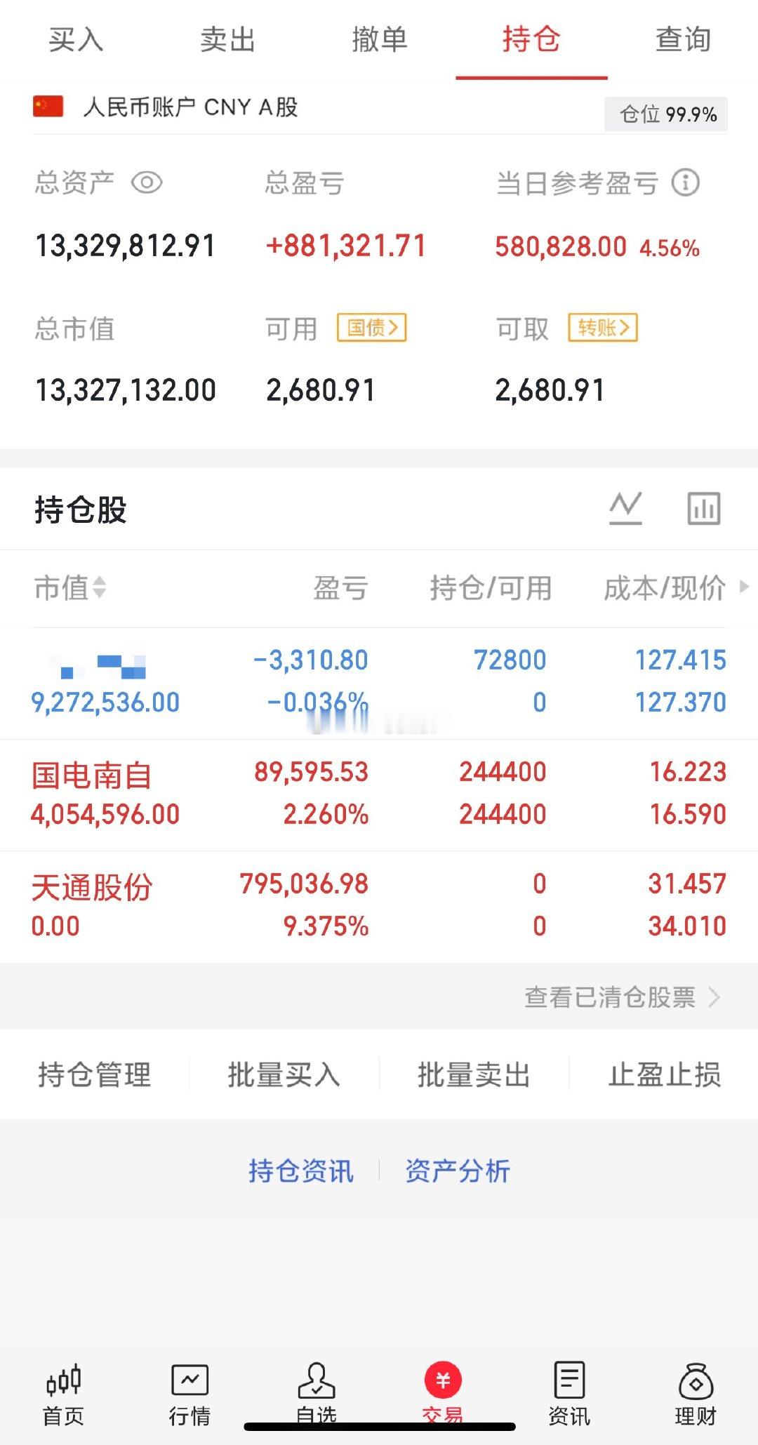 开仓了一只大牛，点赞评论60个 ，转发50个！达标第一时间公布！不达标我就自己偷