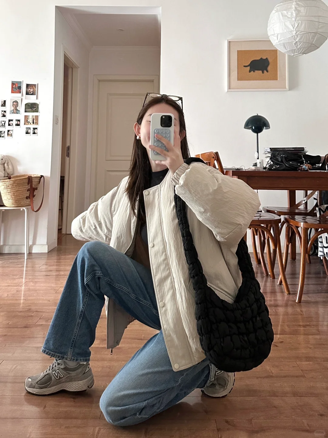 羽绒服+newbalance❄️温暖随性感受秋冬