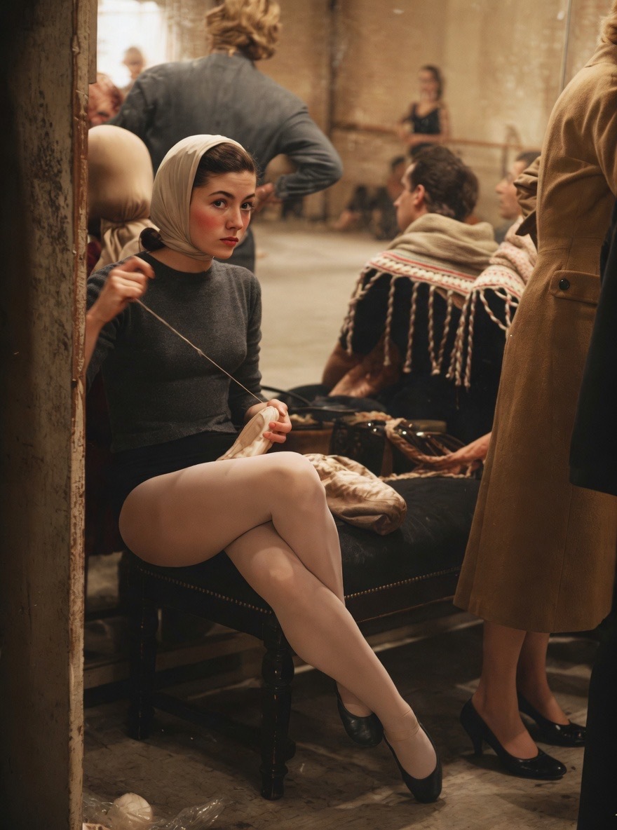 芭蕾舞女演员，巴黎歌剧院，1950s 
